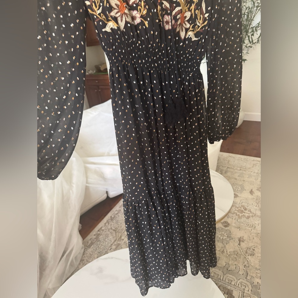 Floral Embroidered Long Sleeve Dress - Picture 8 of 12